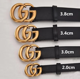 Women G-Style Gold Buckle Leather Slim Belts Pattern For Jeans