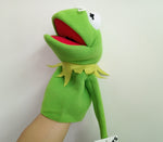 Rare The Muppets Hand Puppet Kermit Frog Plush