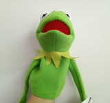 Rare The Muppets Hand Puppet Kermit Frog Plush