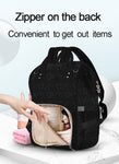 Fashion Maternity Nursing Diaper Bag, Water-proof USB Heating Toddler