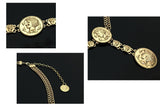 chain Golden coin belt