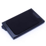 Aluminum Wallet With Elasticity Back Pocket ID Card Holder