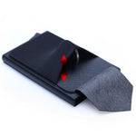 Aluminum Wallet With Elasticity Back Pocket ID Card Holder