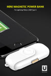 Mini Magnet Charger Power Bank For iOS/ANDROID