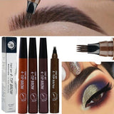 Microblading Eyebrow Tattoo Pen Waterproof Fork Tip Sketch Makeup Ink