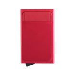 Aluminum Wallet With Elasticity Back Pocket ID Card Holder