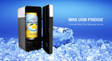 New 2 In 1 Desktop Mini Fridge USB Gadget