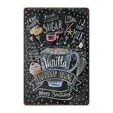 Coffee Cocktail Love Wall Plaque