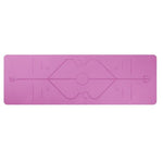 1830*610*6mm Yoga Mat with Position Line Non Slip