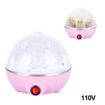 2 Types Multifunctional Electric 7 Egg Boiler Cooker Mini Steamer