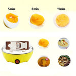 2 Types Multifunctional Electric 7 Egg Boiler Cooker Mini Steamer