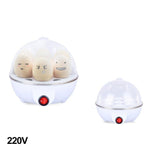 2 Types Multifunctional Electric 7 Egg Boiler Cooker Mini Steamer