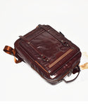 New Genuine leather retro casual  Men's backpack large capacity travel backpack