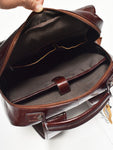 New Genuine leather retro casual  Men's backpack large capacity travel backpack