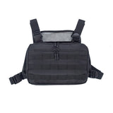 Black Chest Bag Hip Hop Streetwear