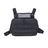 Black Chest Bag Hip Hop Streetwear