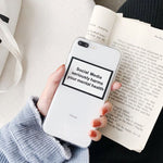 Social Media seriously harms your mental health Phone Case For iphone