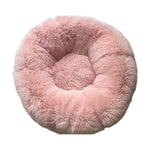 Pet Dog Cat Calming Bed Round Nest Warm Soft Plush Comfortable Sleeping Bed Nest